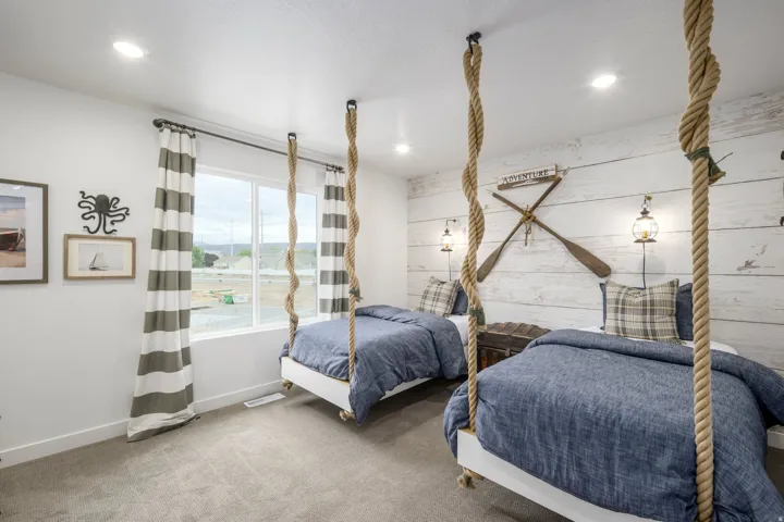 Perfect extra bedroom for guests, kids, or a quiet home office. *Model Home Photo