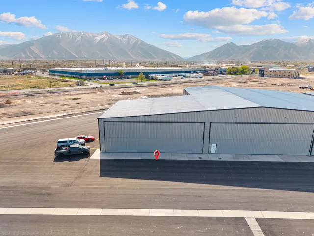 Industrial building with metal panel siding and a metal roof