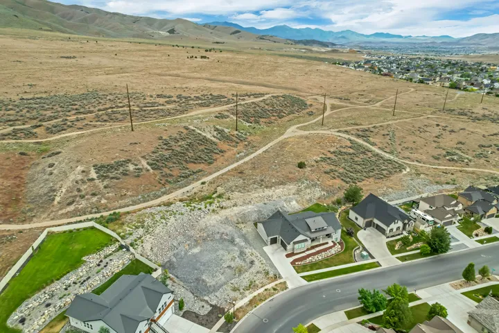 Expansive residential lot featuring a graded building pad
