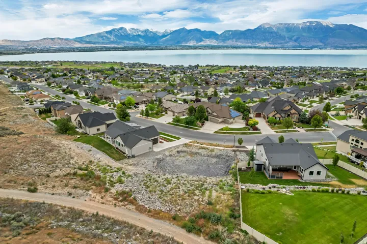Residential development featuring established homes and paved streets