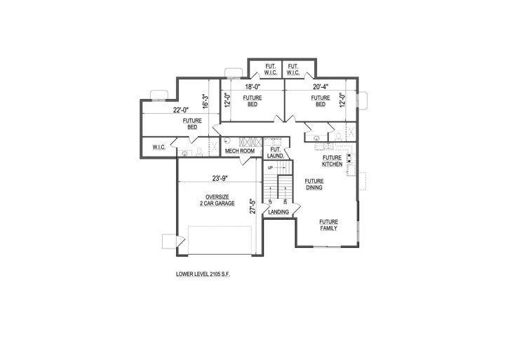Basement Level Floor Plan