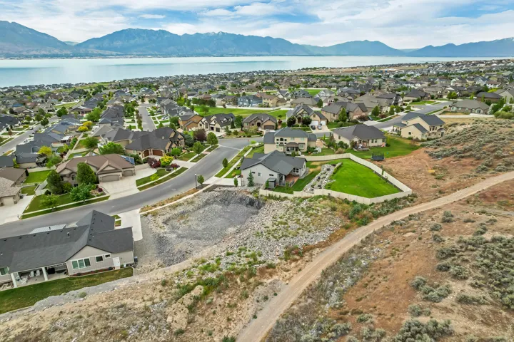 Expansive hillside property featuring a graded building site