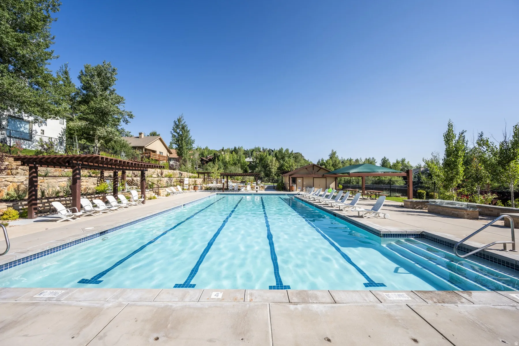 The Sun Peak Community Center includes a Clubhouse, Pools, Fitness, and Tennis/Pickle Ball