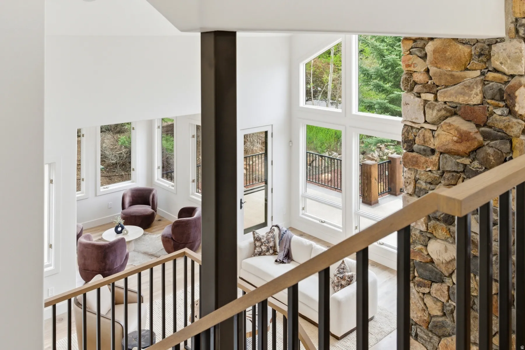Overlook of Great Room from Upstairs