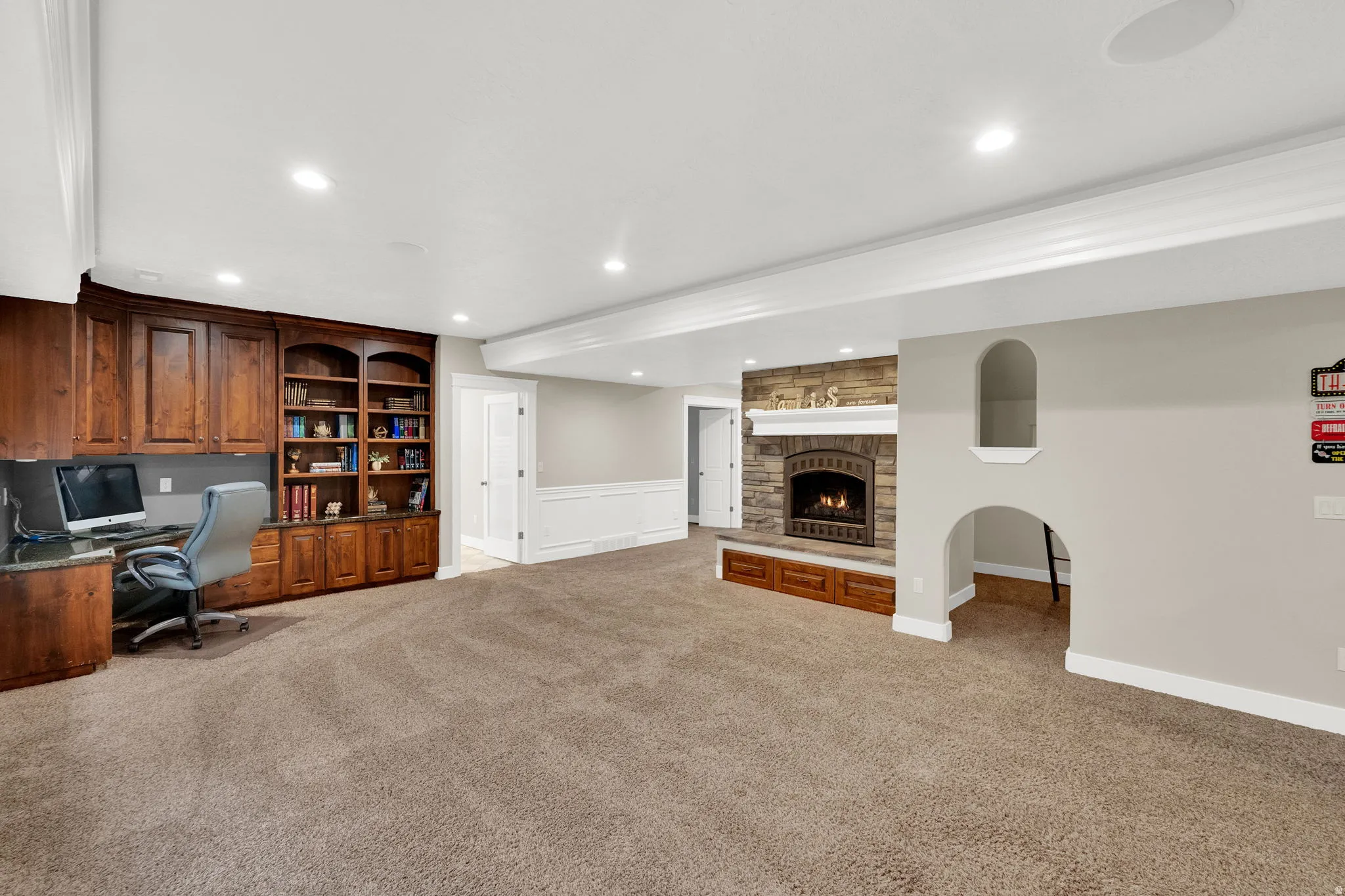 Basement Family Room 2nd View