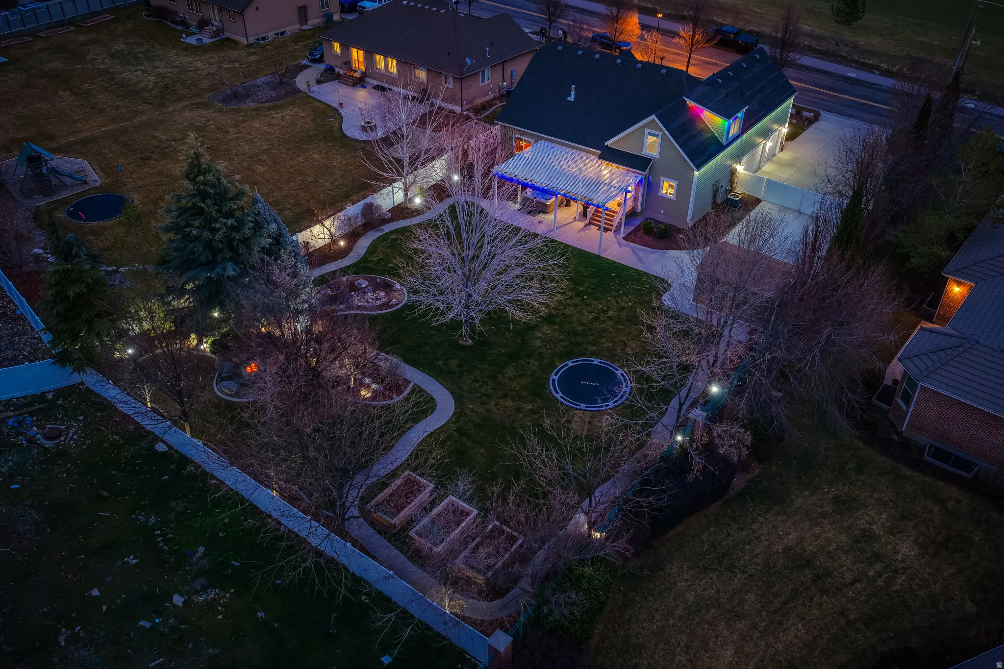 Back Twilight Aerial 2nd View