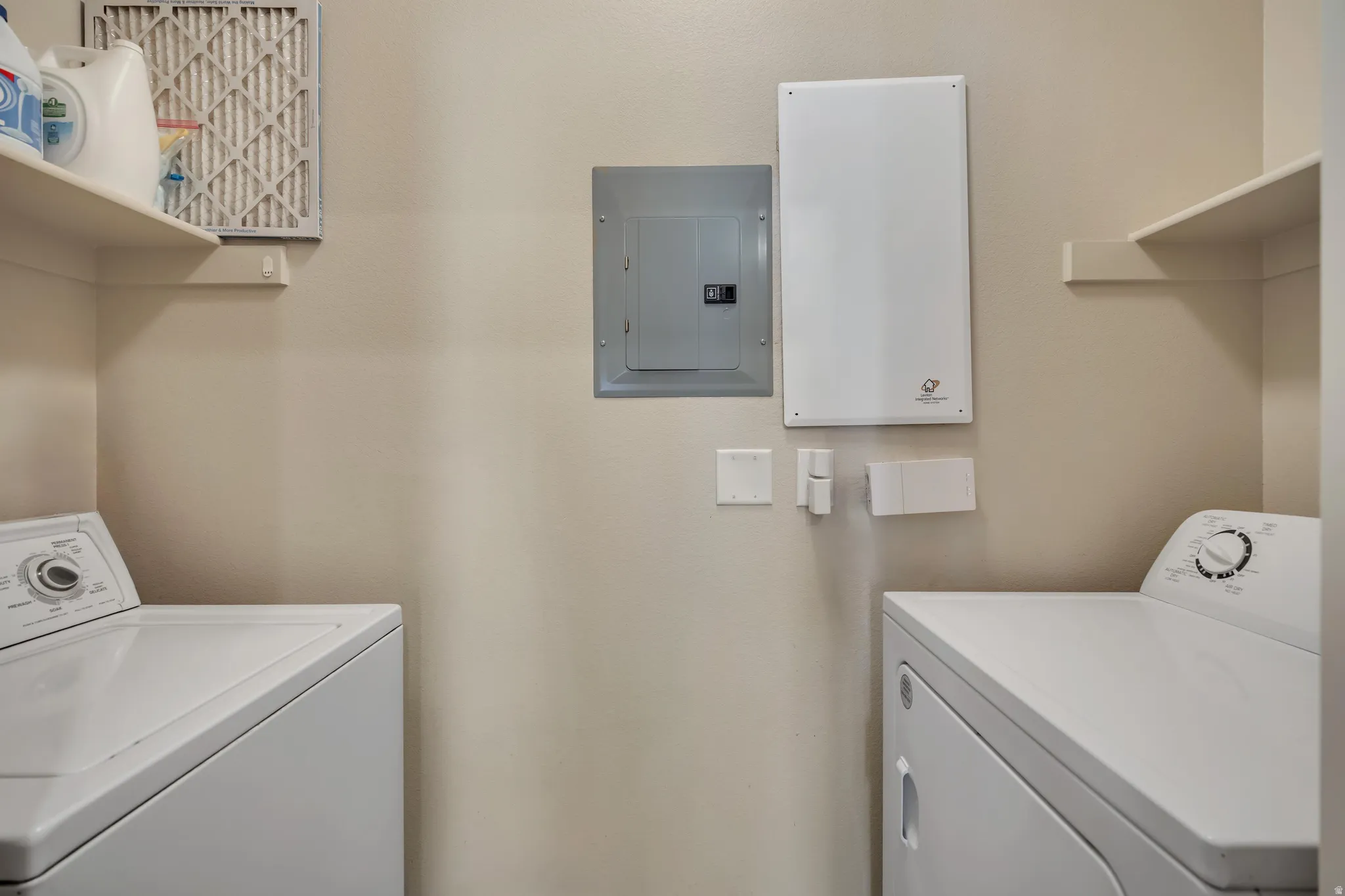 Dedicated laundry space--washer and dryer included!