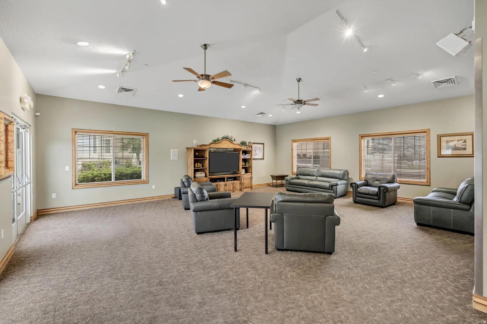 Spacious clubhouse is available to reserve through the HOA.