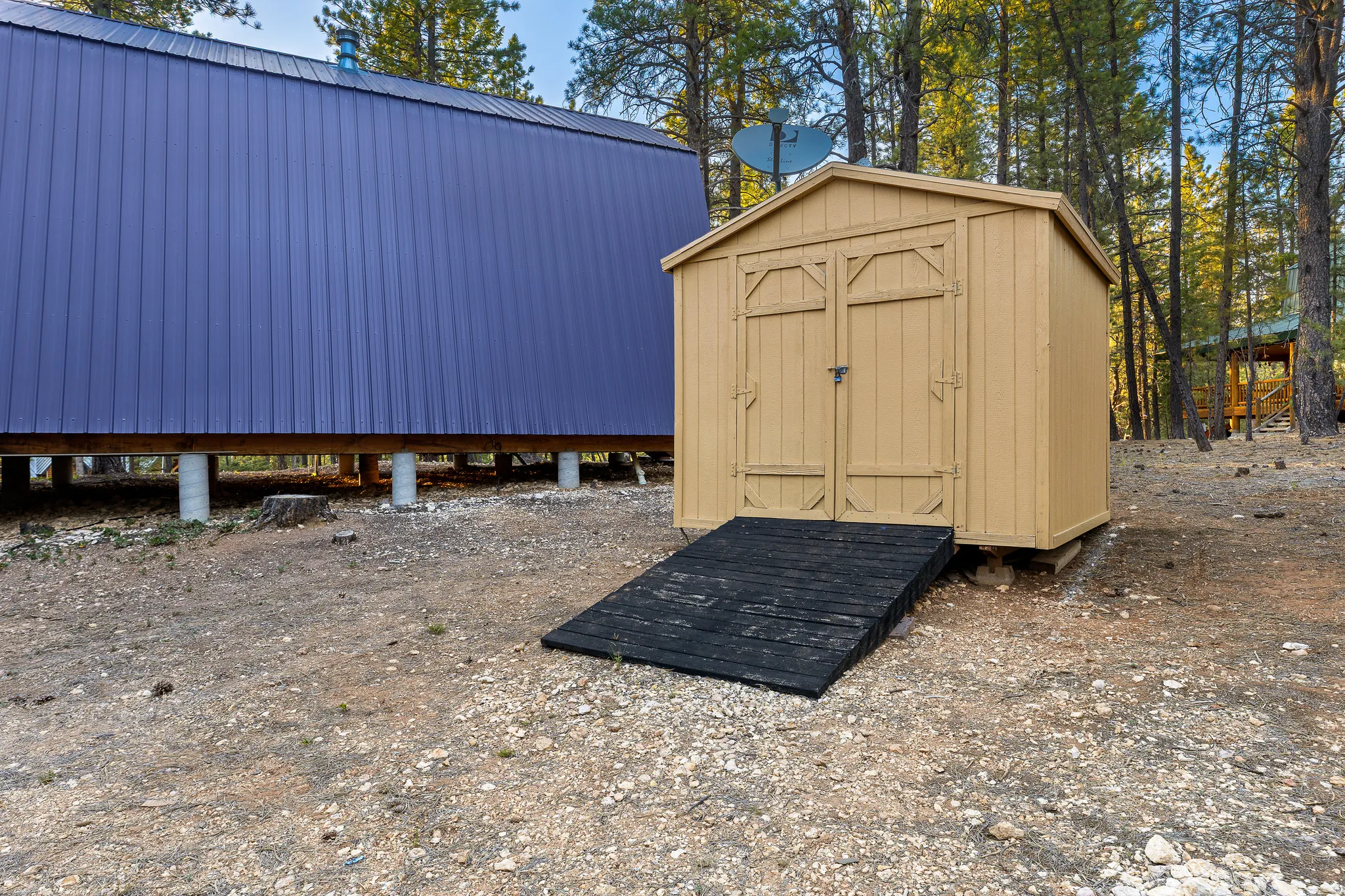 Outdoor Storage Shed Included
