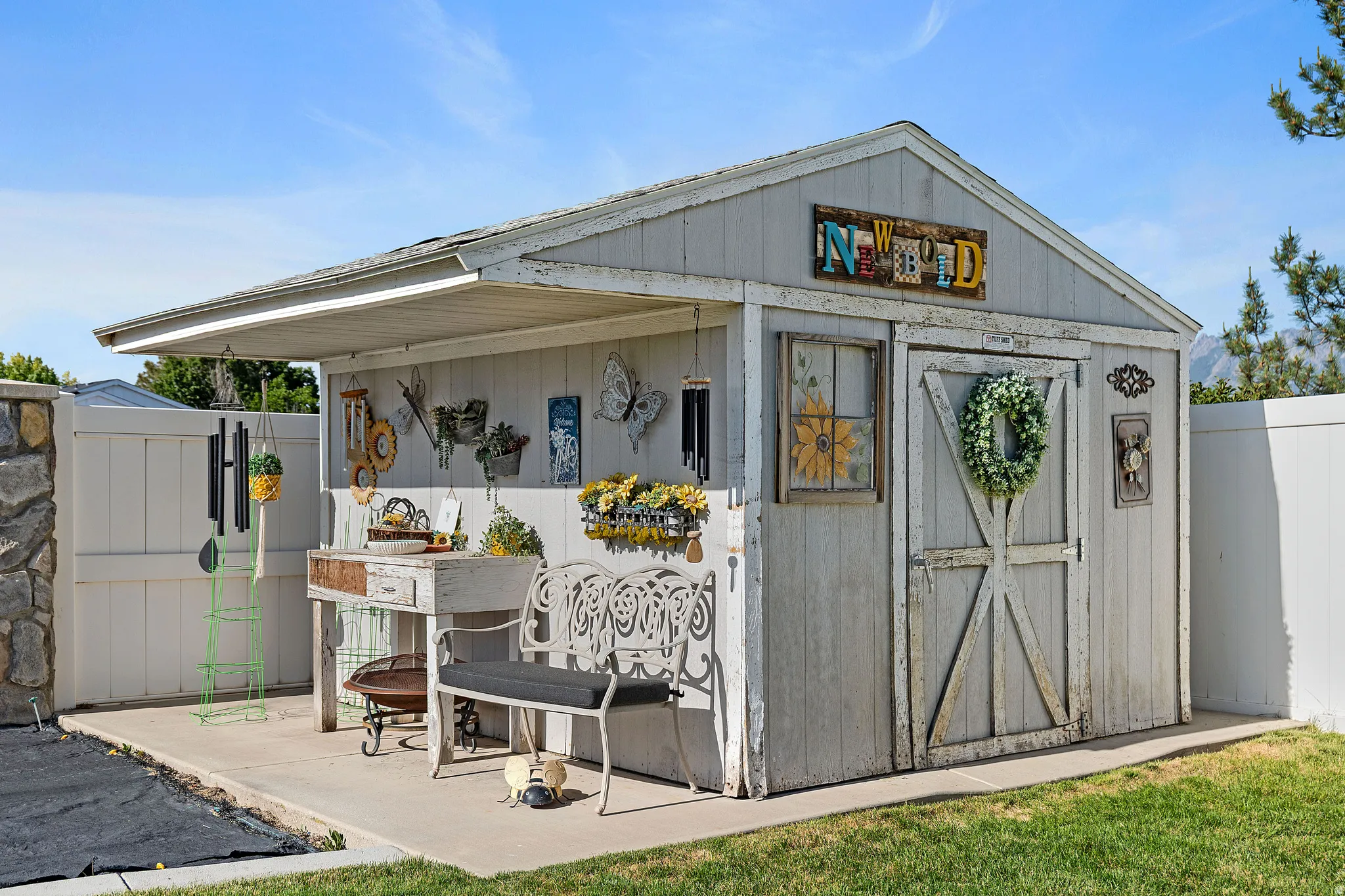 Charming and useful exterior shed