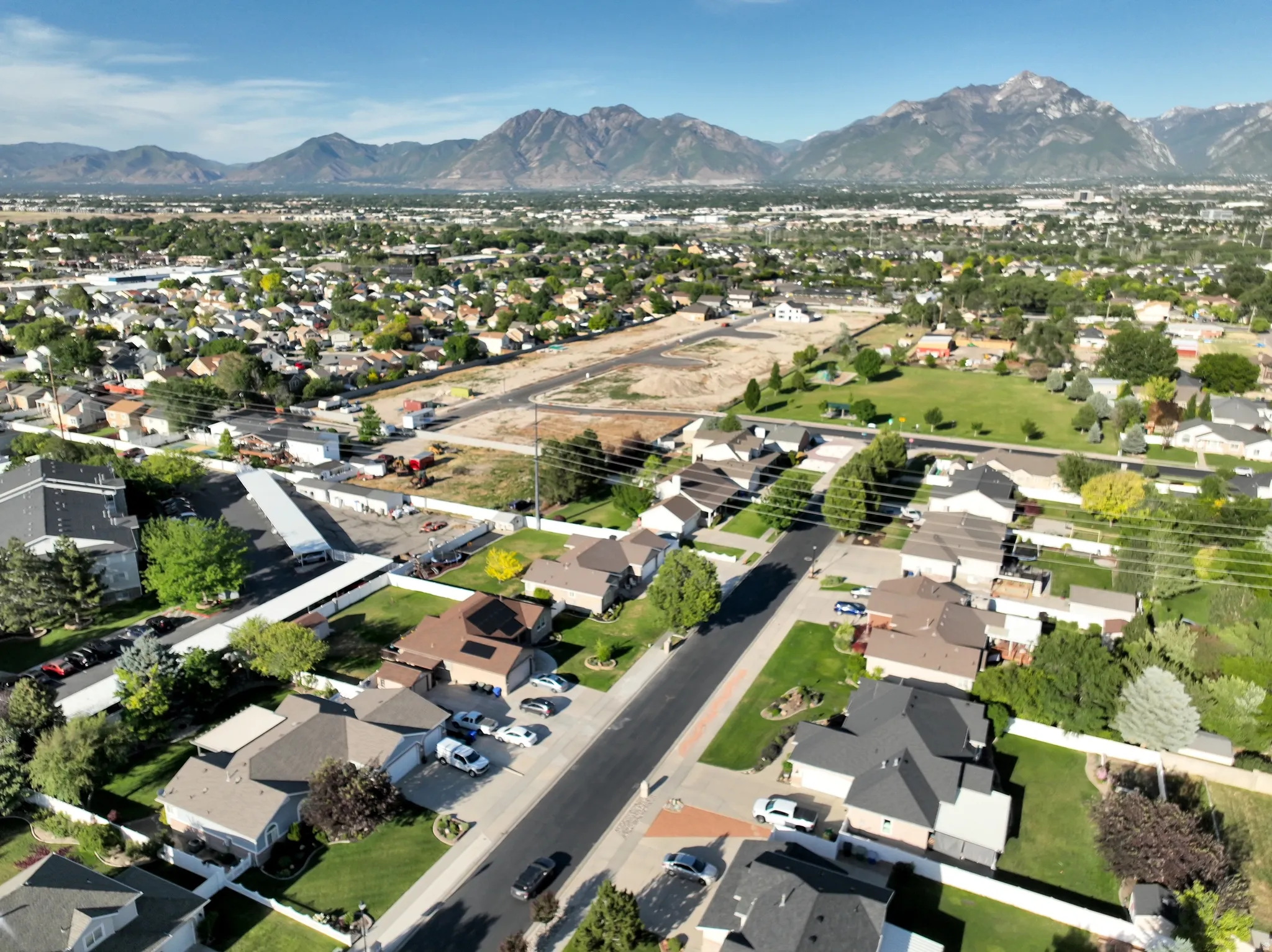 Wasatch mountain views.