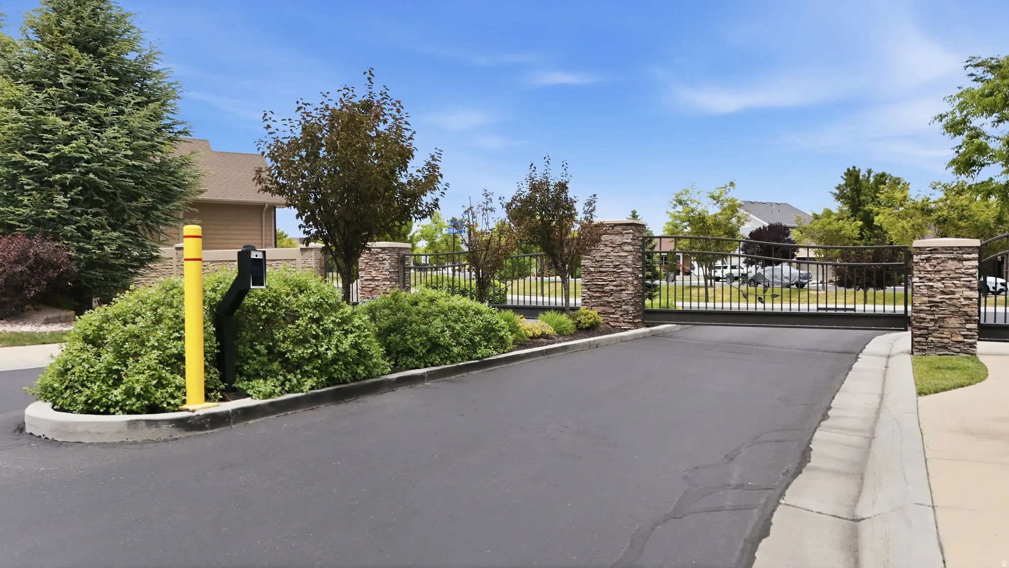 Gated entry!