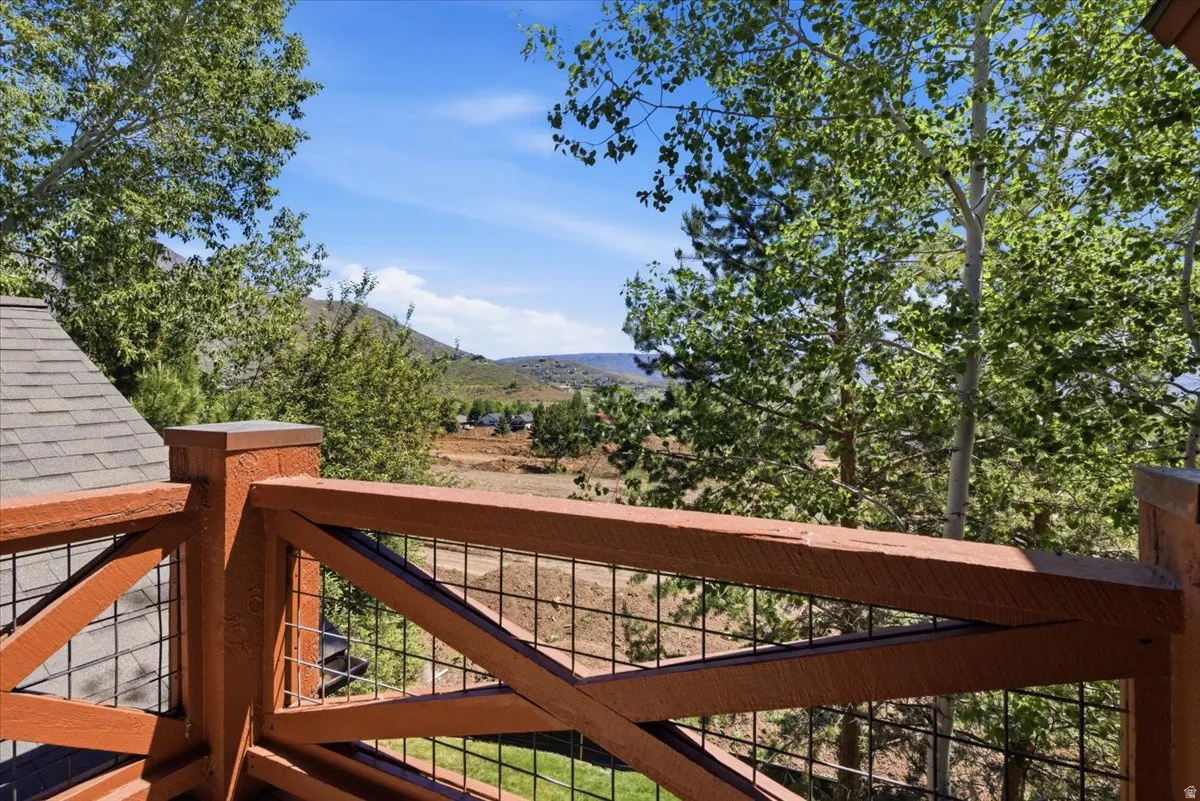 Master Balcony offering expansive mountain and valley vistas