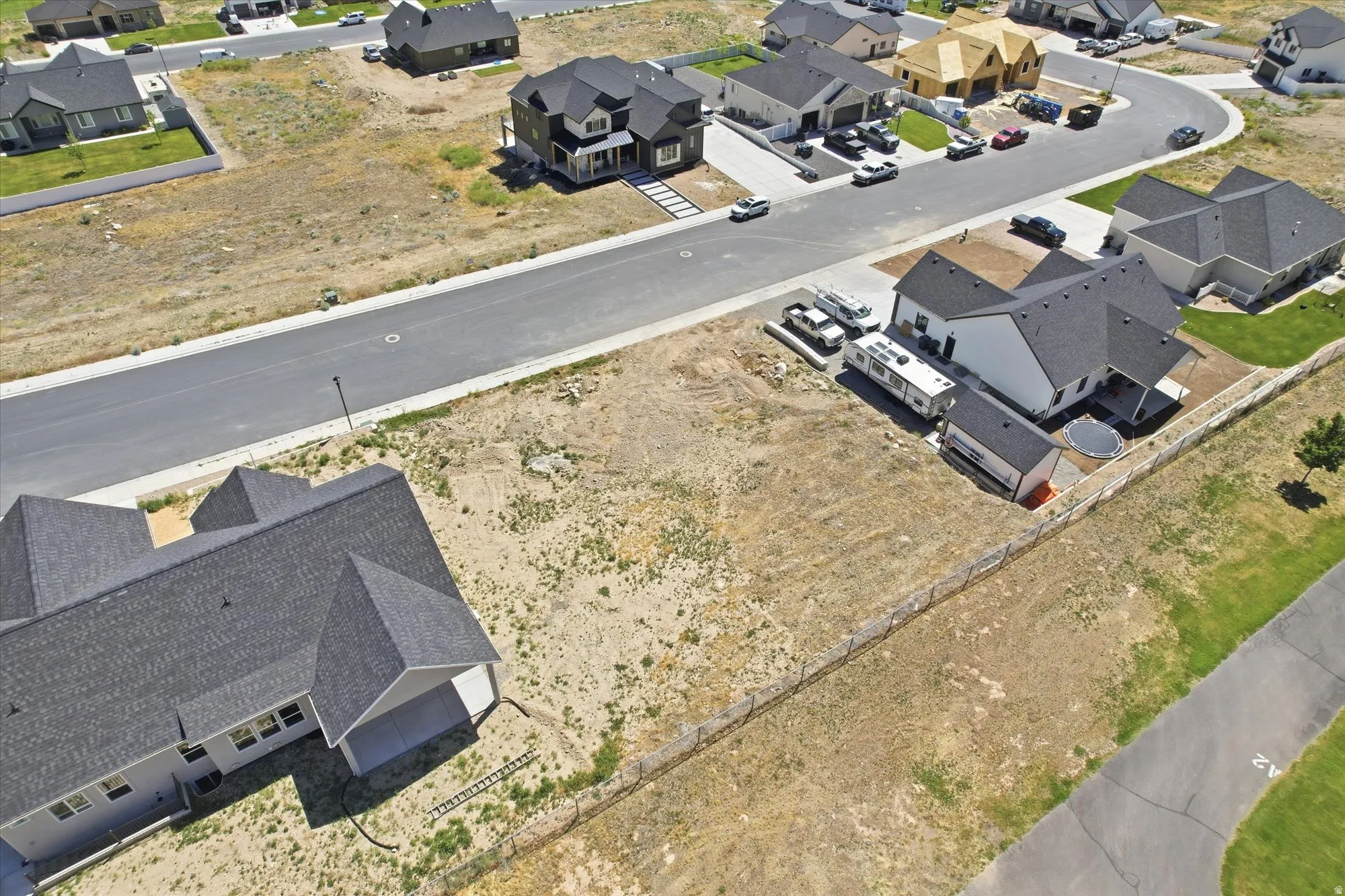 Expansive undeveloped lot featuring clear boundaries and direct road frontage
