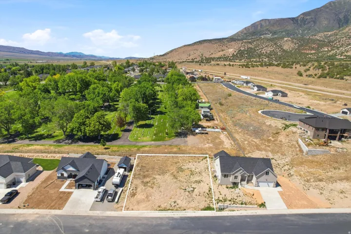 Cleared residential lot with defined boundaries