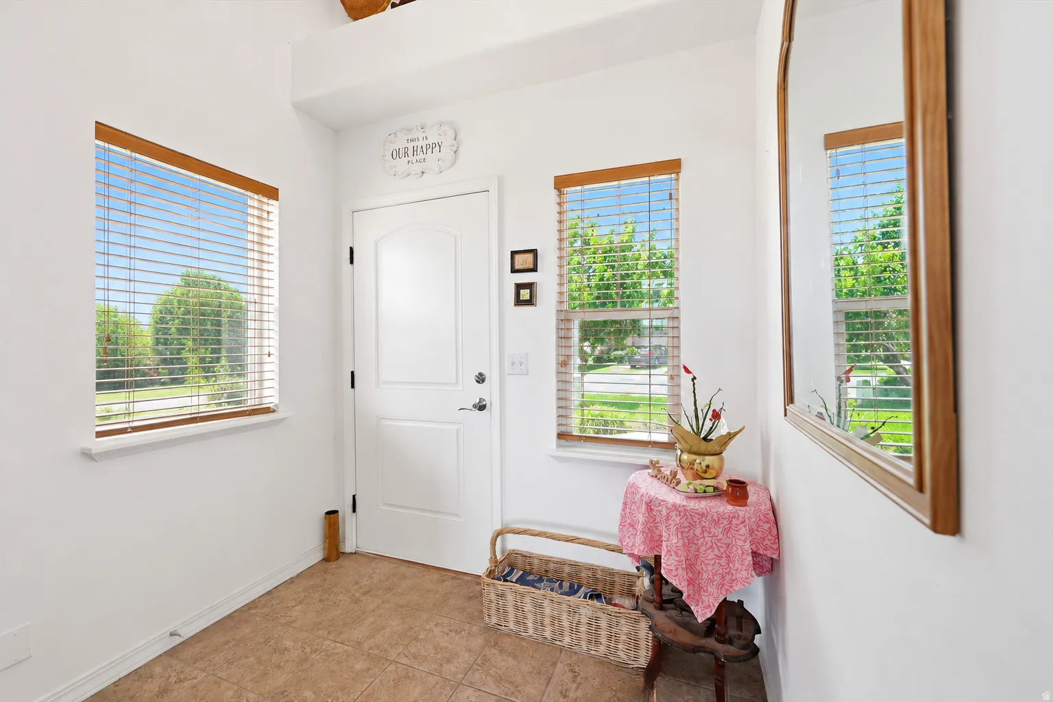 Front entry with TWO windows - walk in with easy, low-step entry.