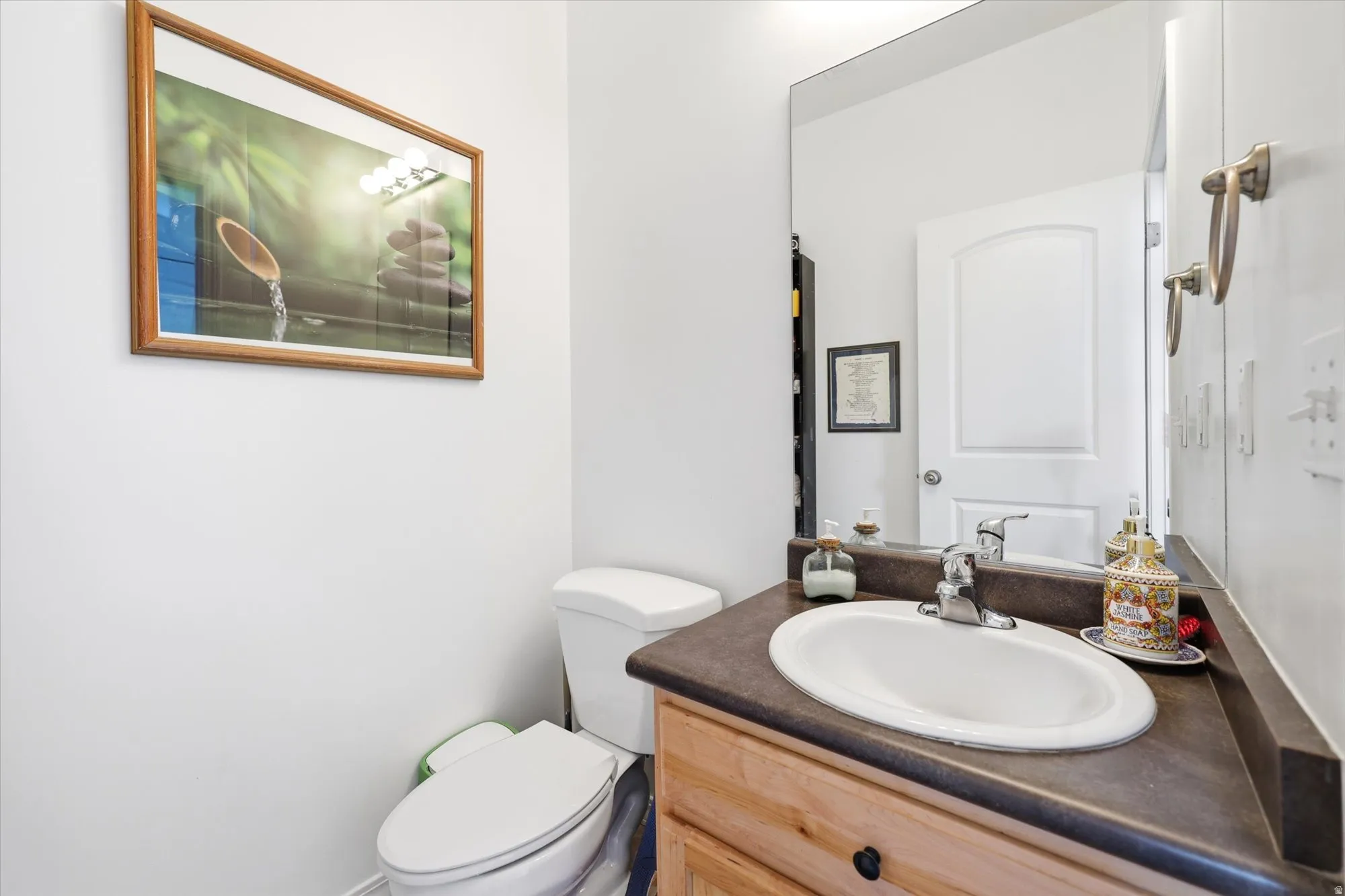 Powder Room for Guests on the Main Floor Level
