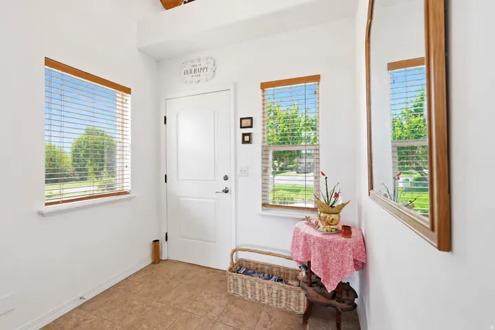 Front entry with TWO windows - walk in with easy, low-step entry.