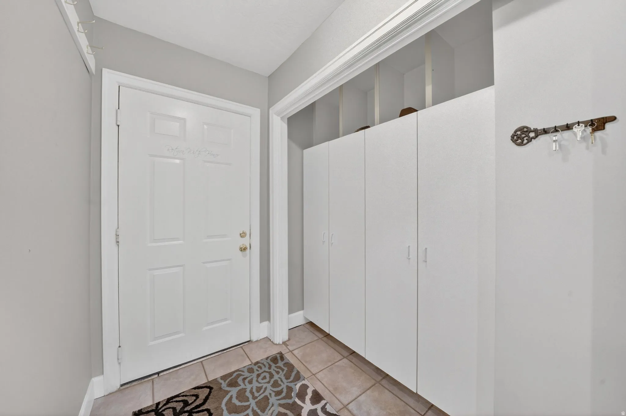 Entry from garage