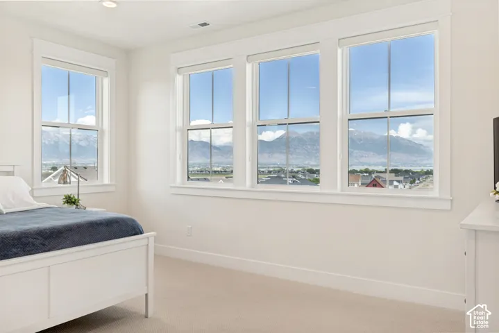 The views are spectacular from the primary bedroom