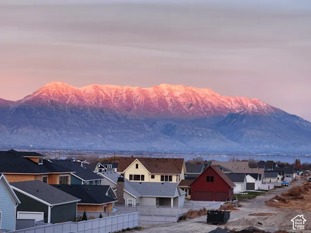 Views of the mountains from the back deck