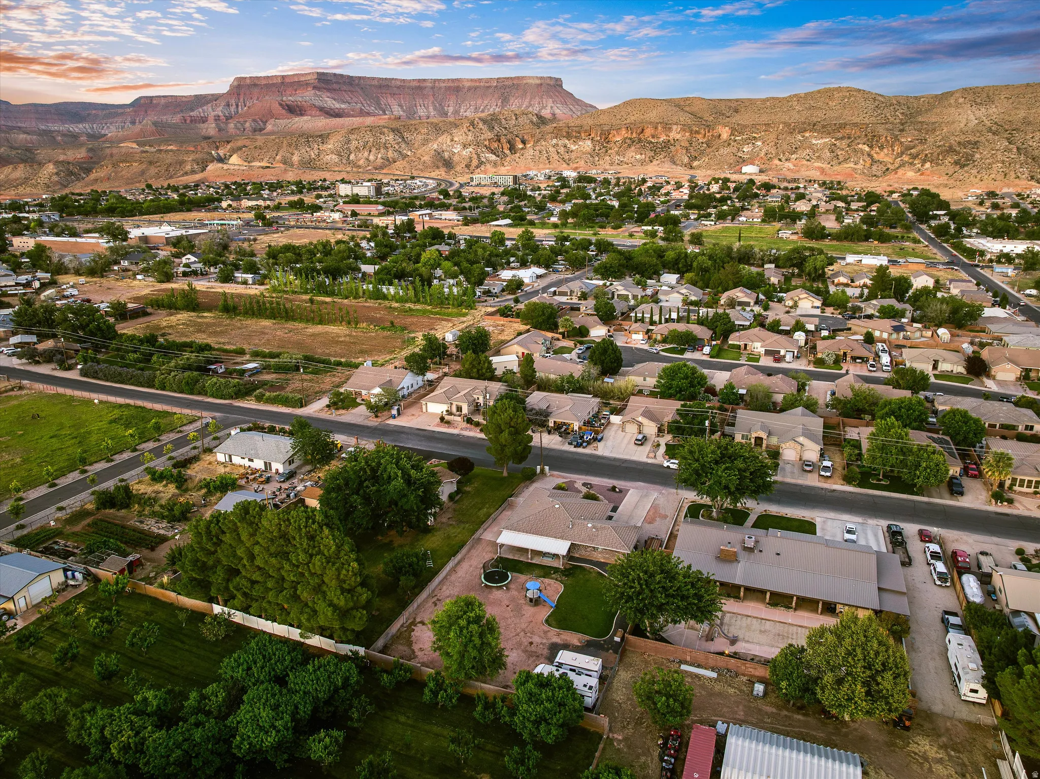 Aerial — Property in the Community Context. Image quality insufficient for description