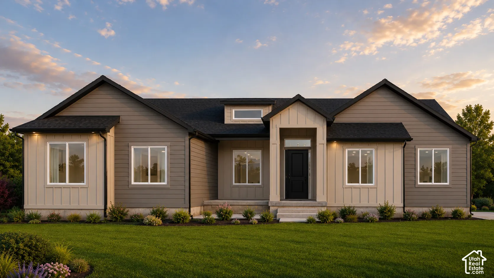 Rendering of the actual home.