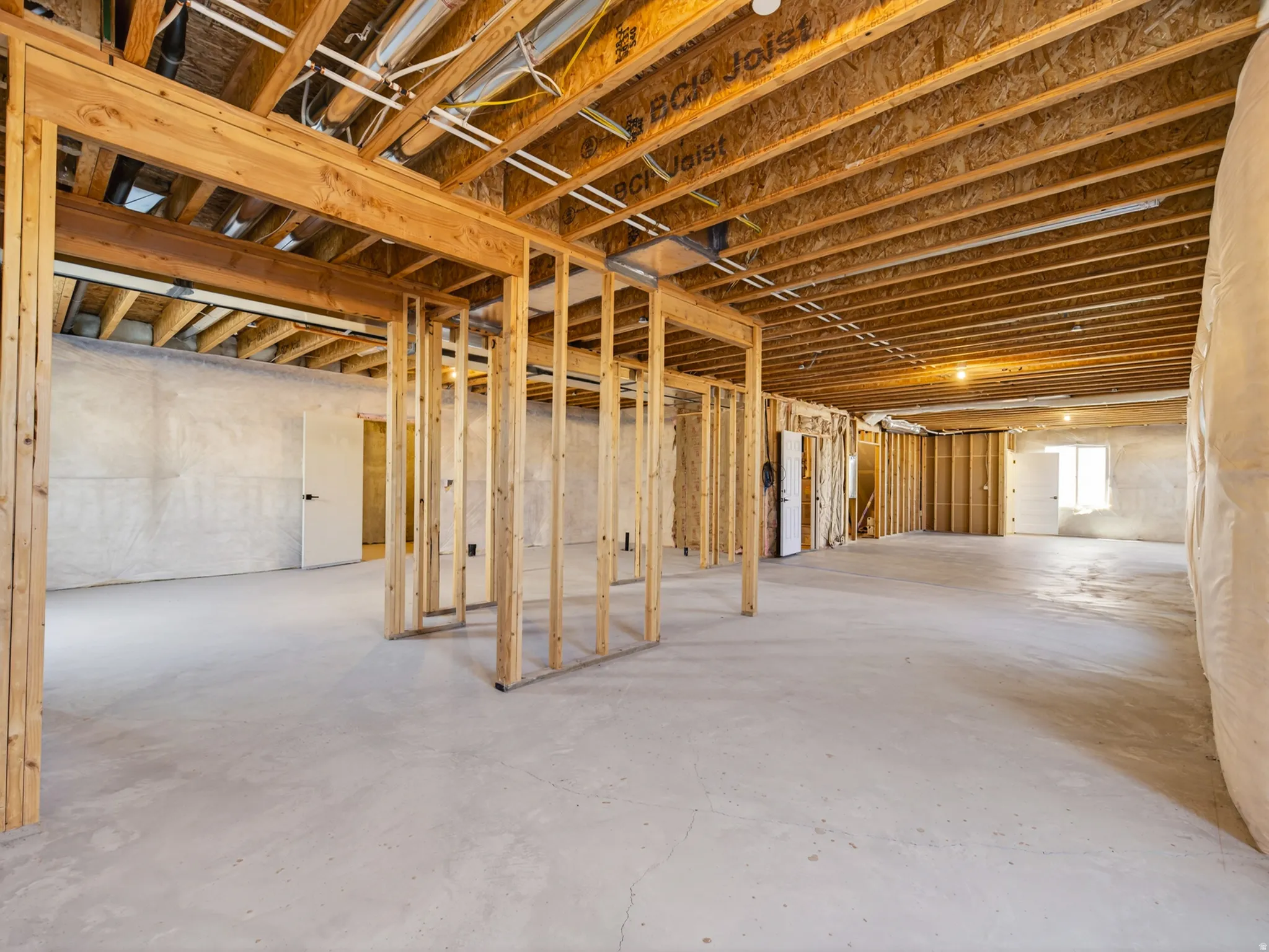 Unfinished basement