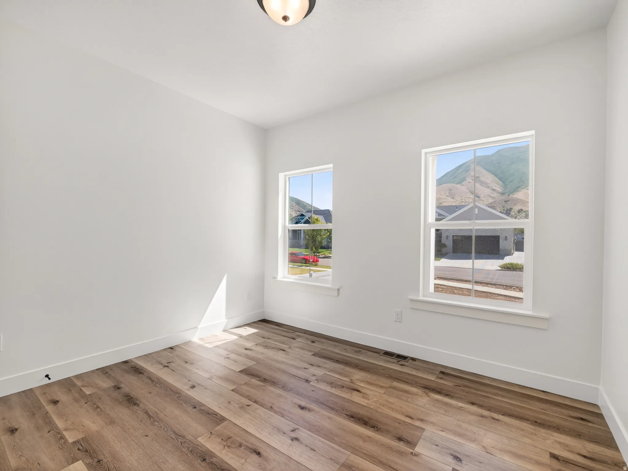 Lots of light in secondary bedroom