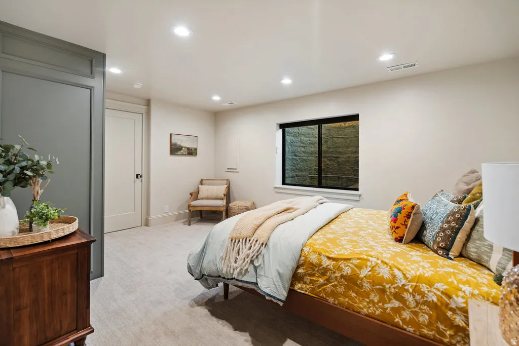 BASEMENT bdm with walk in closet