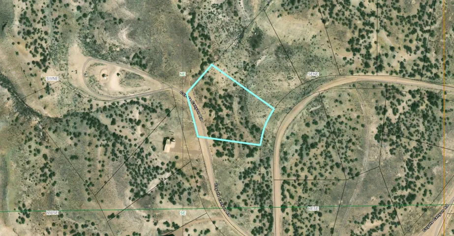 Aerial Plot Map. Illustrating the property boundaries and surrounding land features