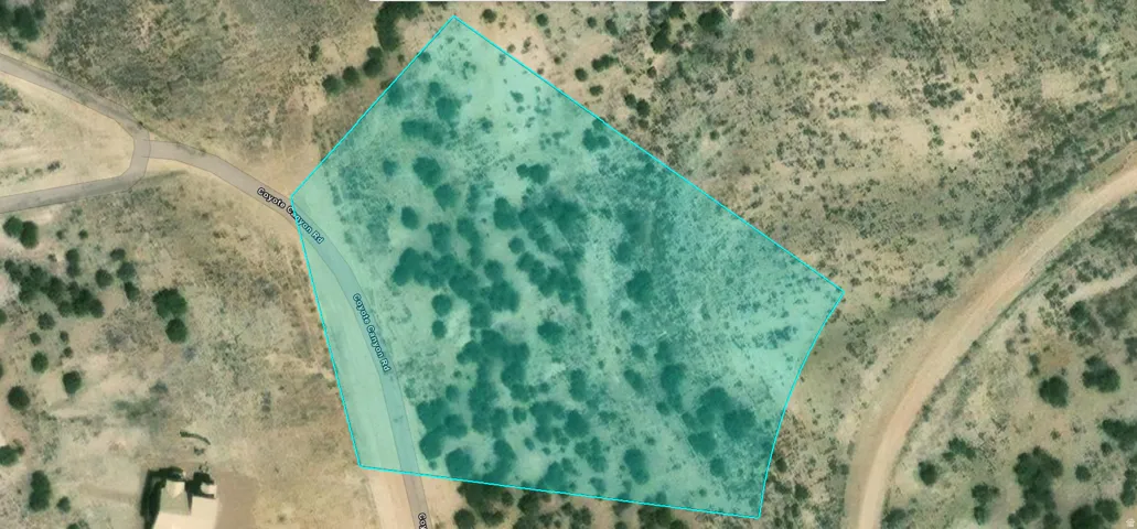 Property Parcel Map. Illustrating the boundaries and surrounding roads of the property
