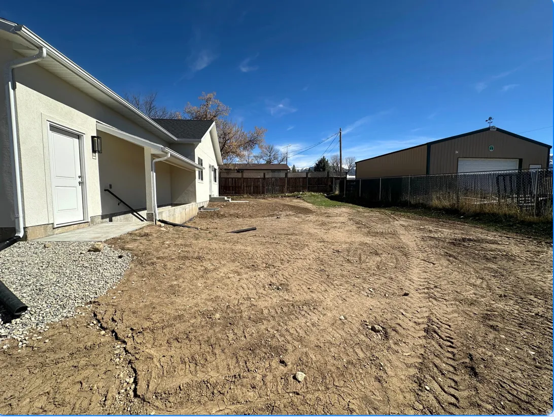 Expansive undeveloped yard space offering significant customization potential