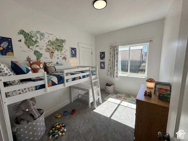 Bedroom  Virtually Staged to give you an idea of space planning