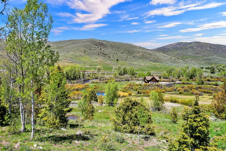 View from main house