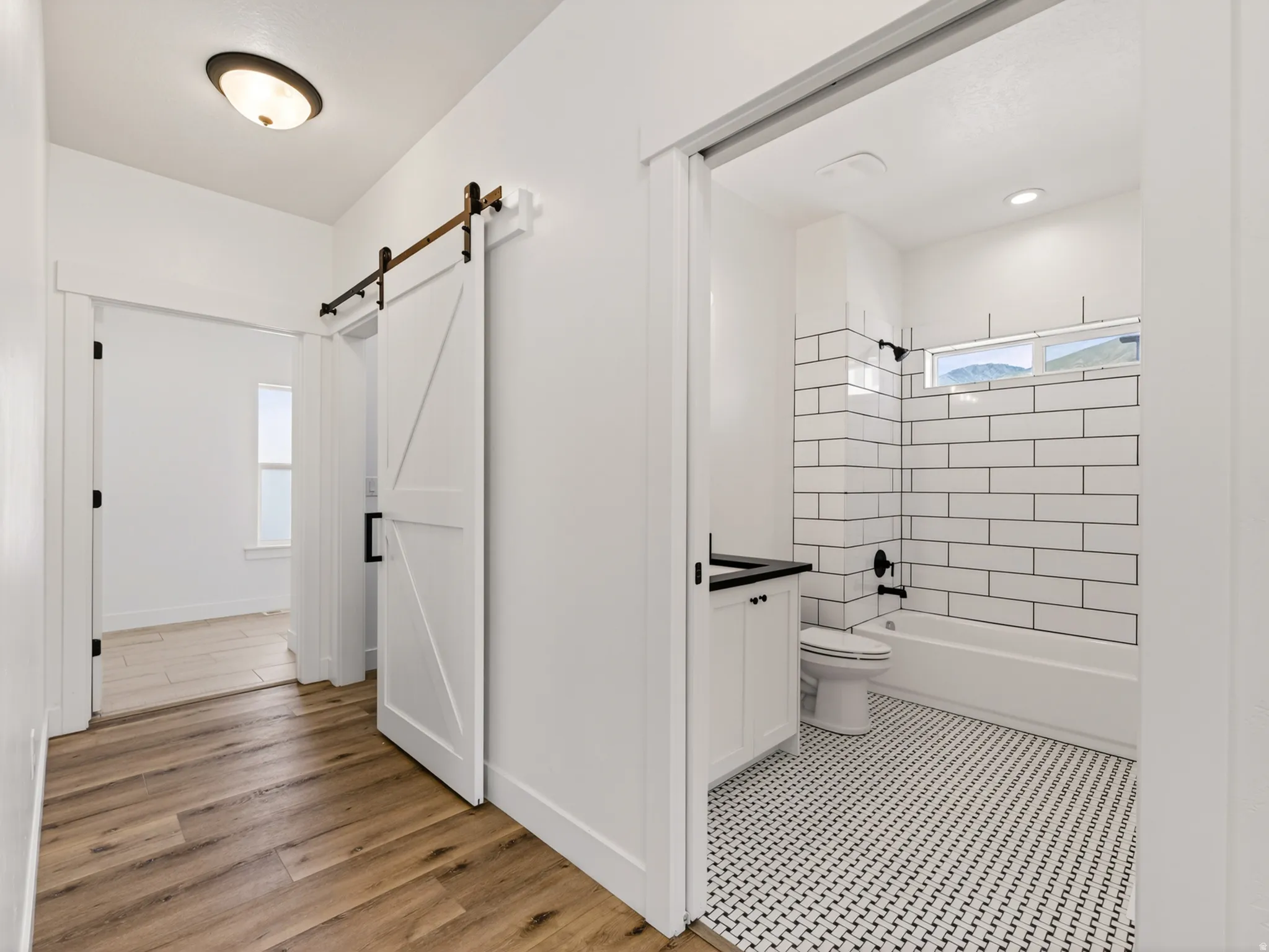Separate toilet area