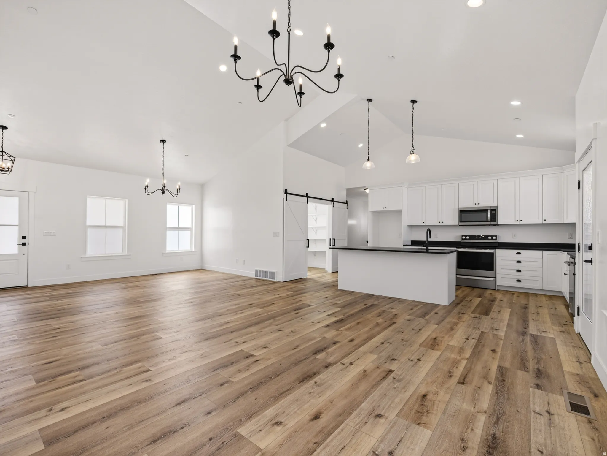Huge living area is great for entertaining and gathering