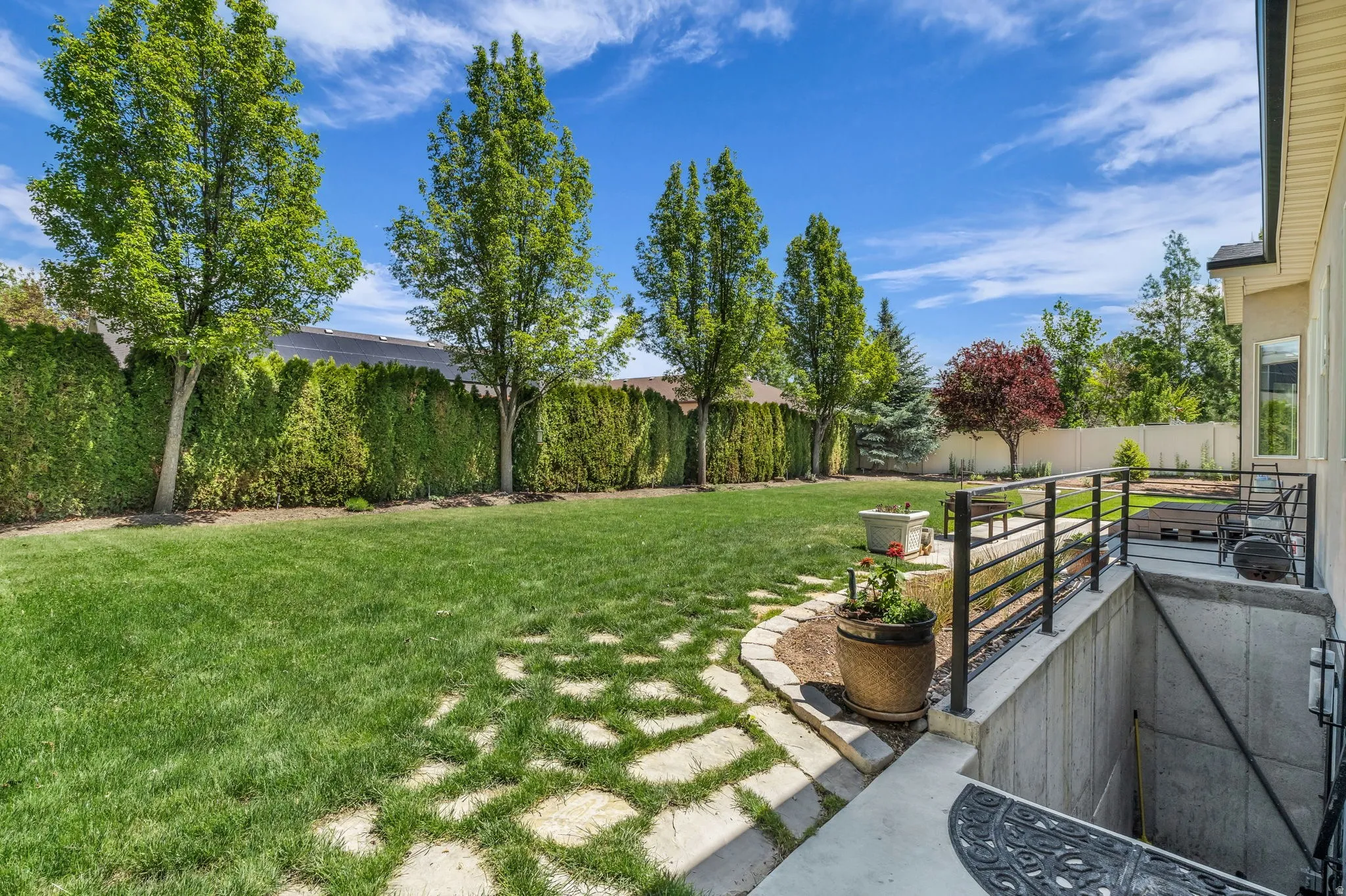 Separate basement entrance.