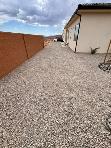 Back side yard