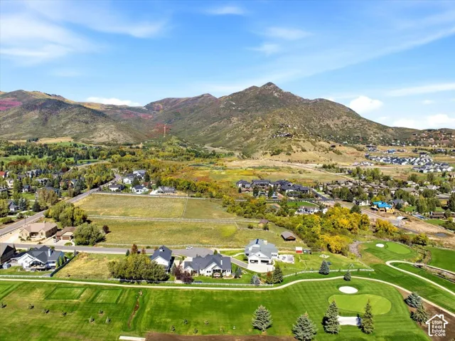 Aerial view featuring the view of Wilson's Peak
