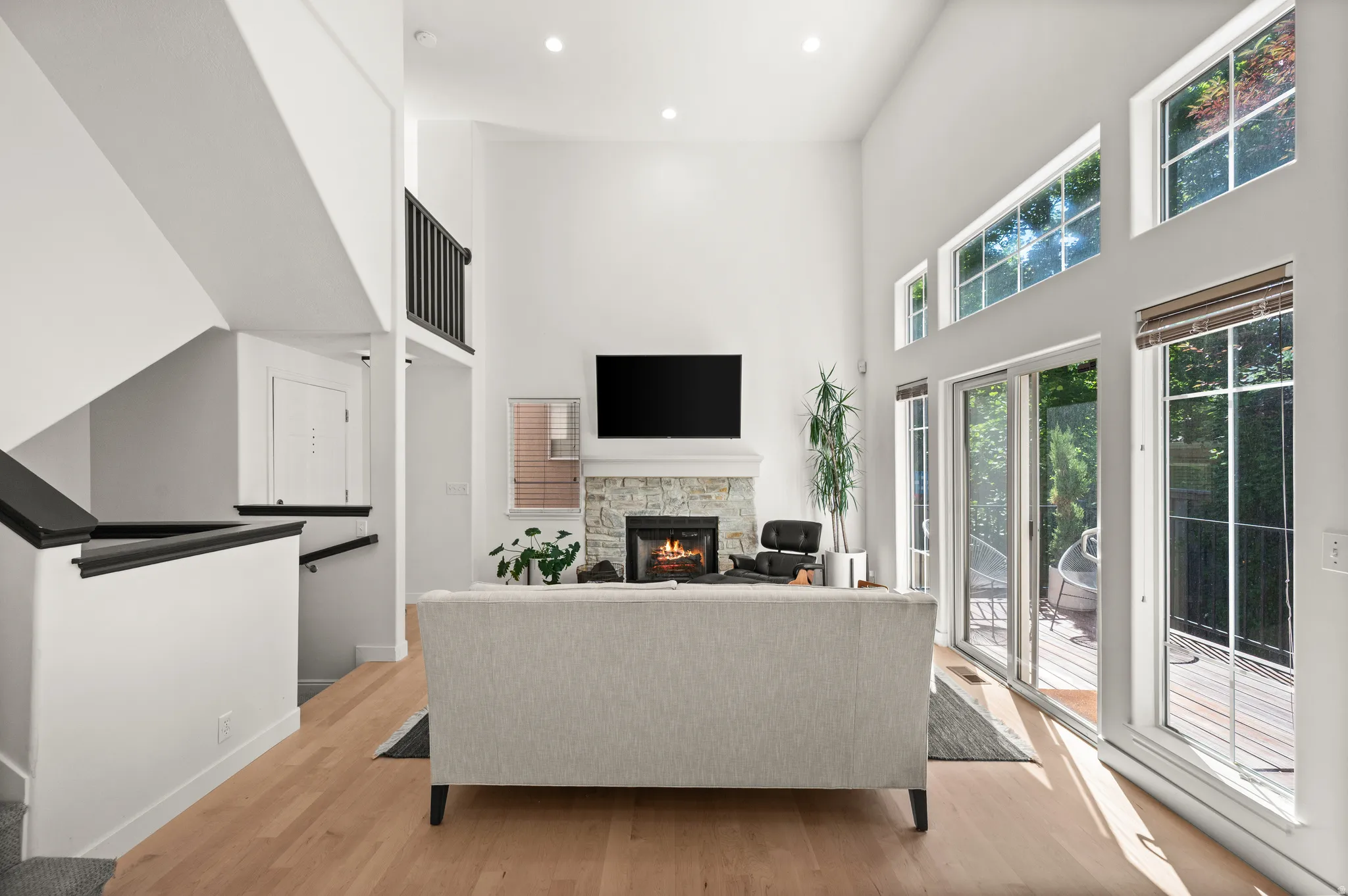 Great room with lots of natural light