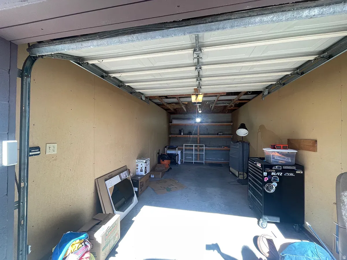 View of one of 4 garage interiors