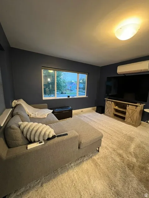 Living room showing furniture