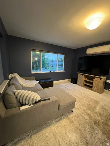 Living room showing furniture