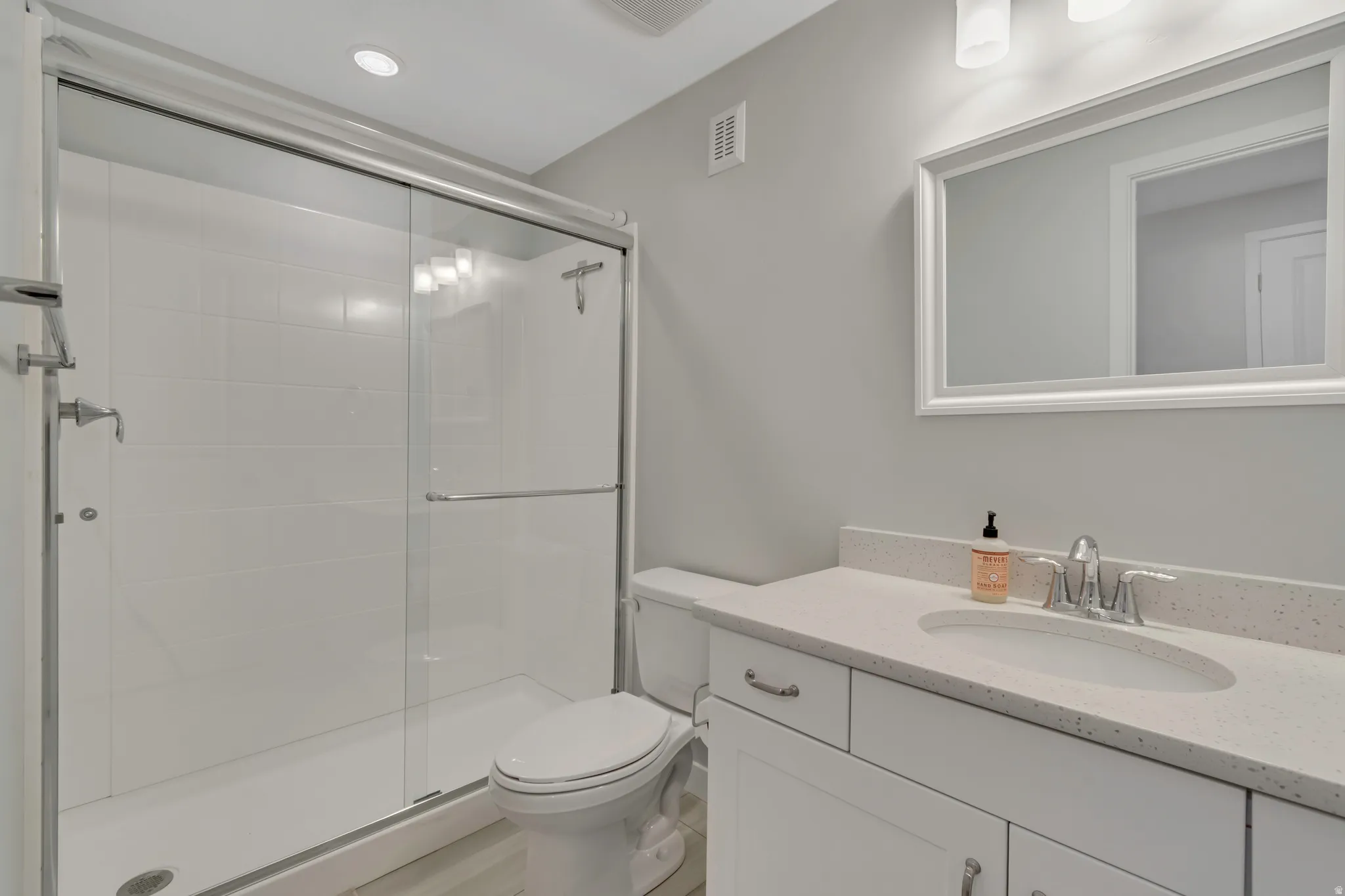 Downstairs bathroom. Light and bright!