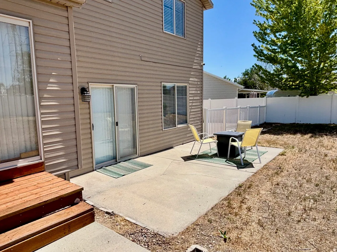 Two patios for gathering