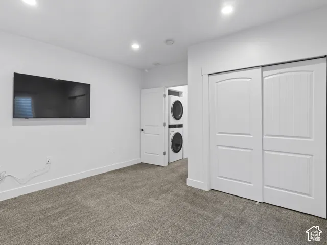 Basement bedroom #5. Second laundry in the hall. Matching set to all other appliance