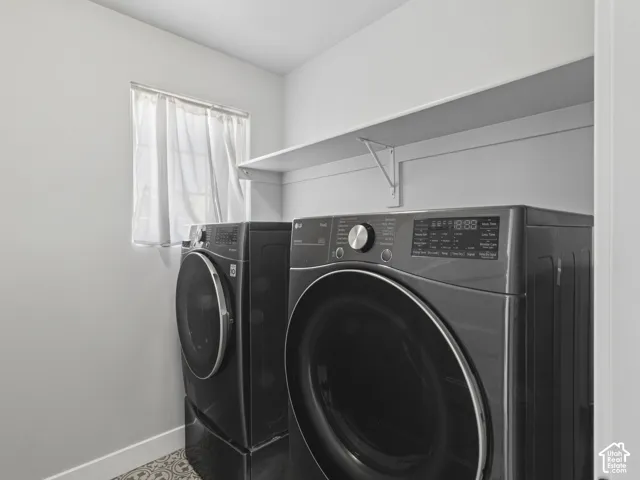 Seconf floor dedicated laundry room