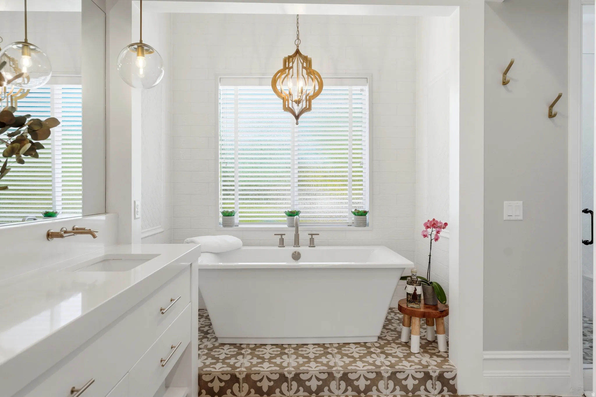 Primary Bathroom with soaking tub