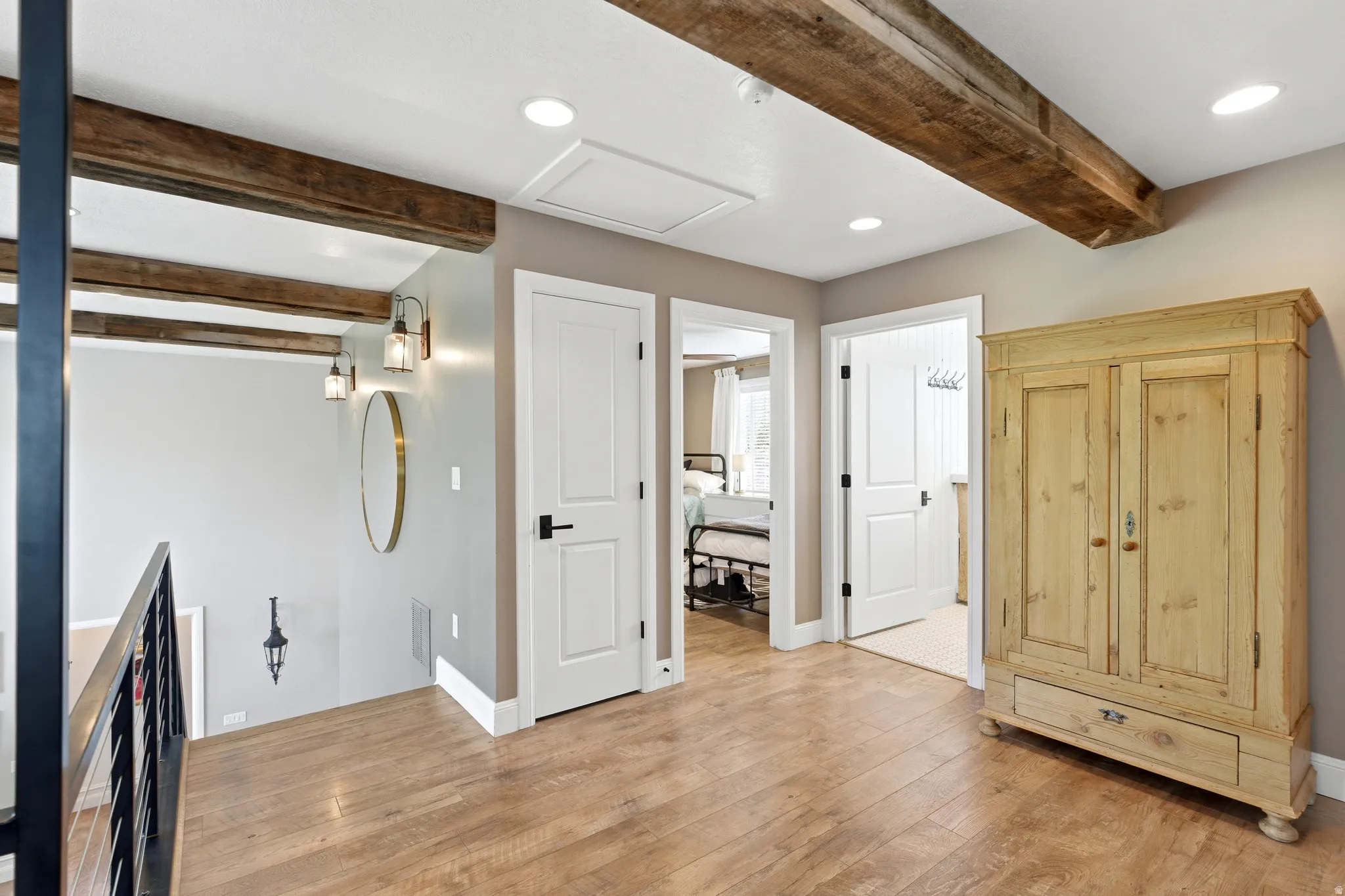 Upstairs loft space